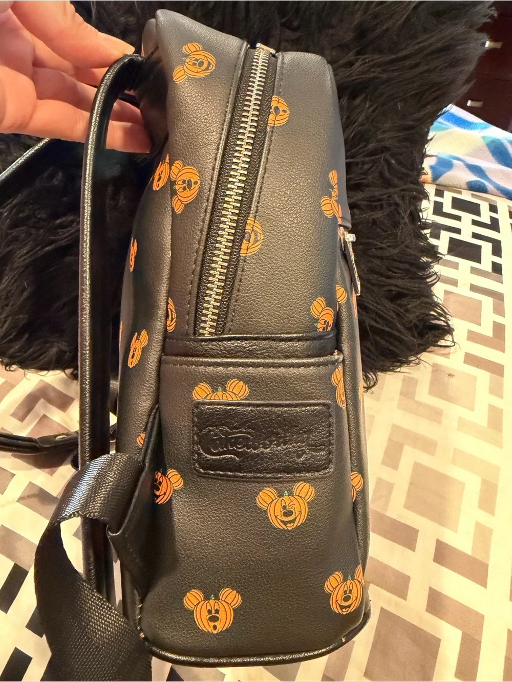 Cakeworthy Mickey Pumpkin Halloween Mini Backpack